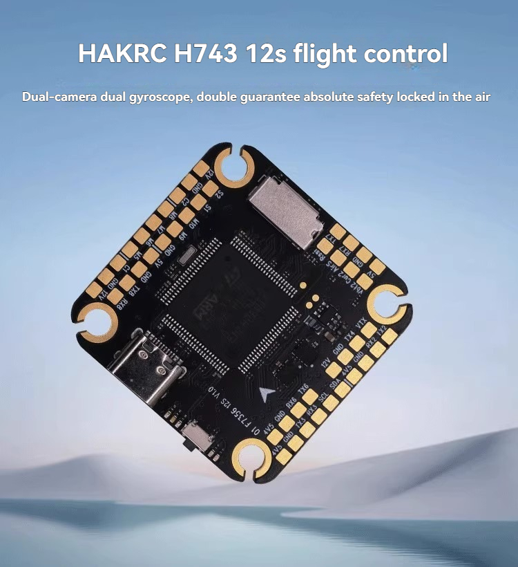 HAKRC H743 Pengontrol Penerban - Drone Racing Flight Controller ulasan dan harga